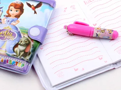 Cute Cartoon Mini Writing Notebook with Mini Pen